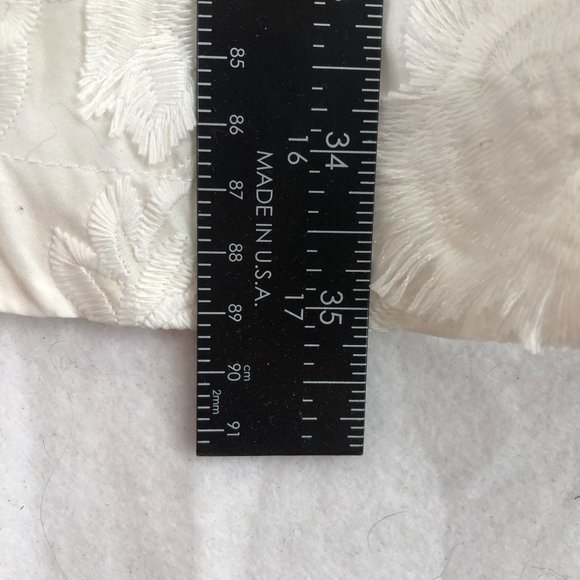 INC International Concepts Women's Size 2 White Lace High Neck Flounce Dress - Picture 6 of 11